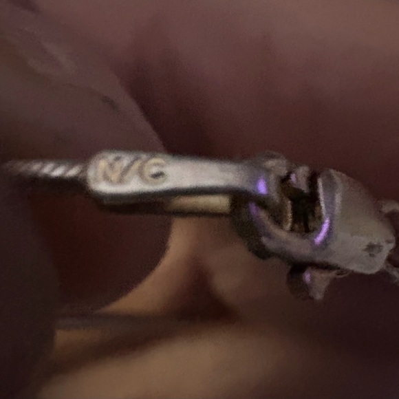 VTG RARE Sterling Silver 925 CCO Native American Turquoise Inlay Pendant 1.75 - Picture 10 of 13